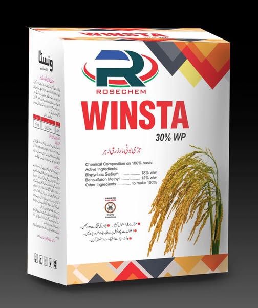 ROSECHEM Winsta 30% WP rice herbicide box